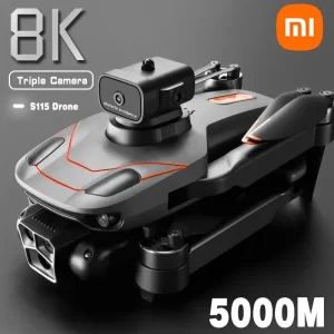 2024 S115 Drone 8K Professinal With Three Camera Wide Angle Optical Flow Localization Four-way Obstacle Quadcopter 5000M