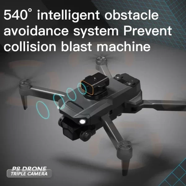 For Xiaomi P8 Pro 4K Drone Professional Obstacle Avoidance 8K DualHD Camera 5G Brushless Motor Foldable Quadcopter Gifts Toys - Image 5