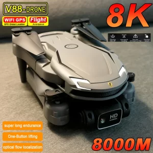 For Xiaomi V88 Drone 8K Professional HD Camera Height Maintaining 4 Sides Obstacle Avoidance RC Quadcopter for Adult Child Toys