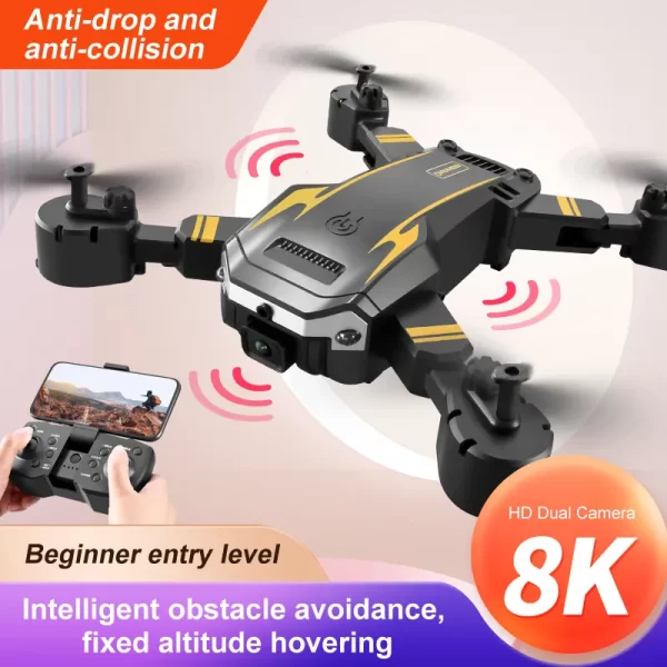 KBDFA New G6 Drone 5G 8K HD Camera GPS Four-Sided Obstacle Avoidance RC Helicopter FPV WIFI Professional Foldable Quadcopter Toy - Image 3
