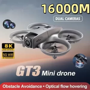 GT3 Original GPS Drone 8K 5G Professional HD Aerial Photography Remote Control Aircraft HD Dual Camera Quadcopter Toy UAV 2026